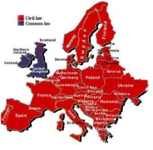common law vs civil law - europe