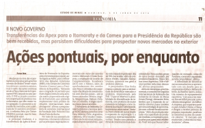 Jornal Estado de Minas junho 2016 - Caderno Economia